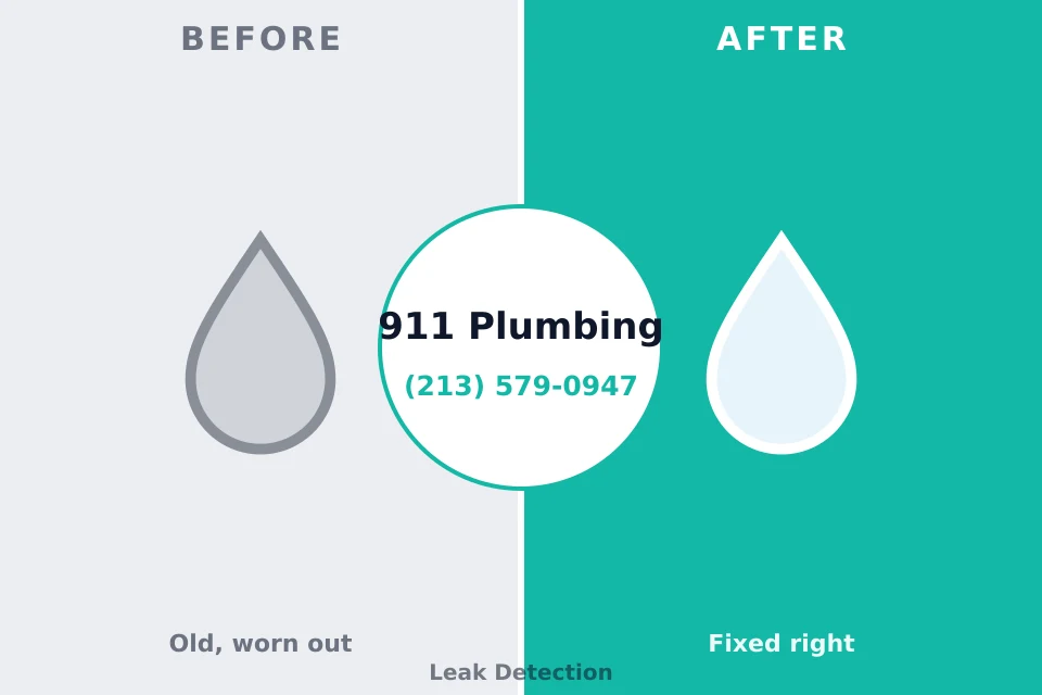 Before and after: plumbing company Escalon, CA